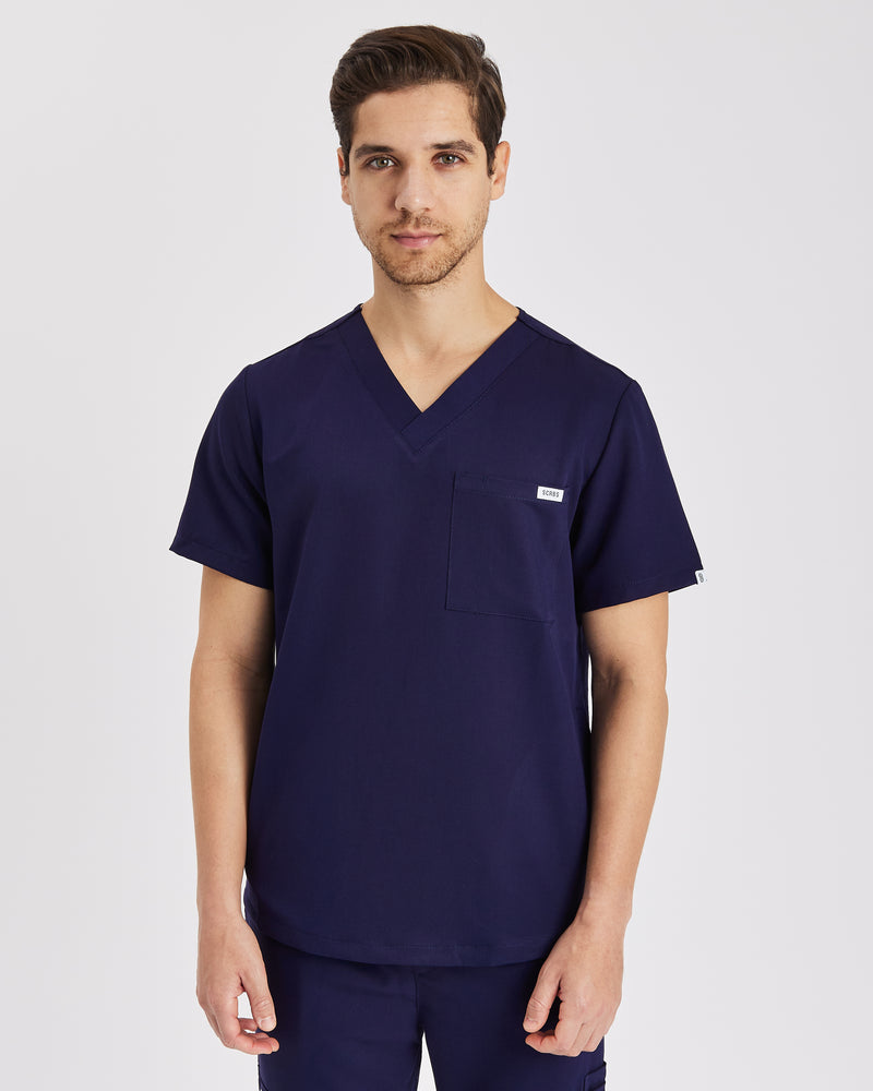 Mens Navy Top