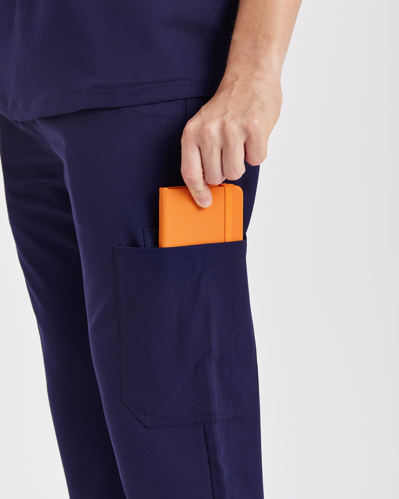 Mens Navy Trousers