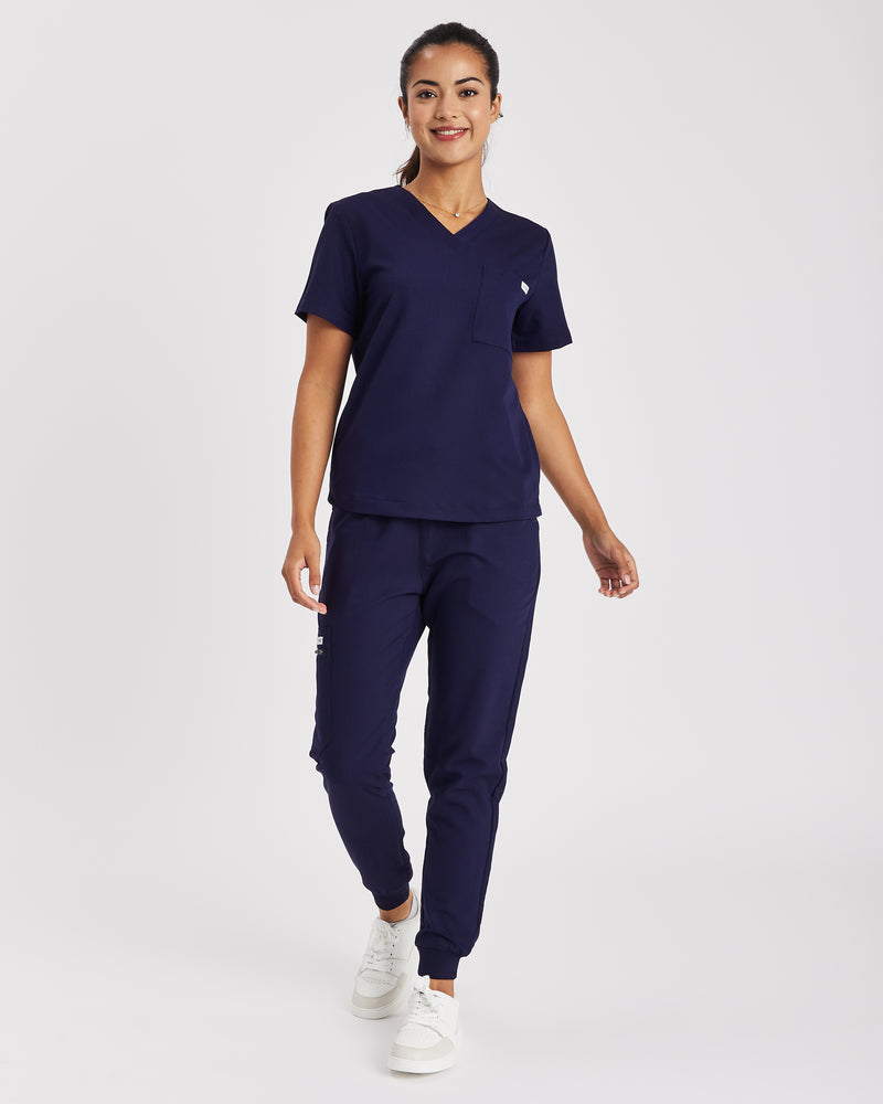 Womens Navy Joggers