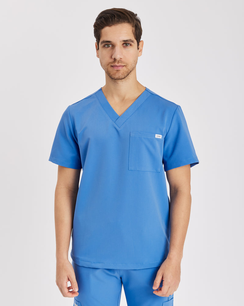 Mens Surgical Blue Top