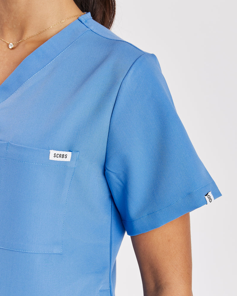 Womens Surgical Blue Top