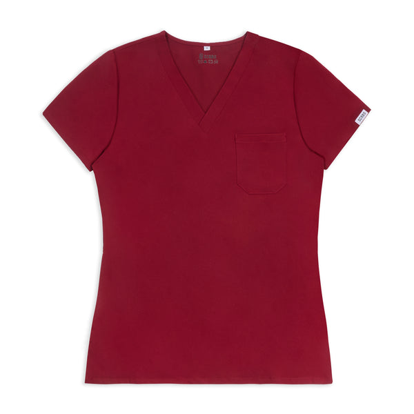 Womens Burgundy Top