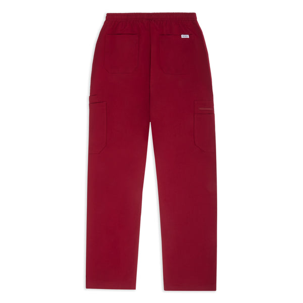 Mens Burgundy Trousers