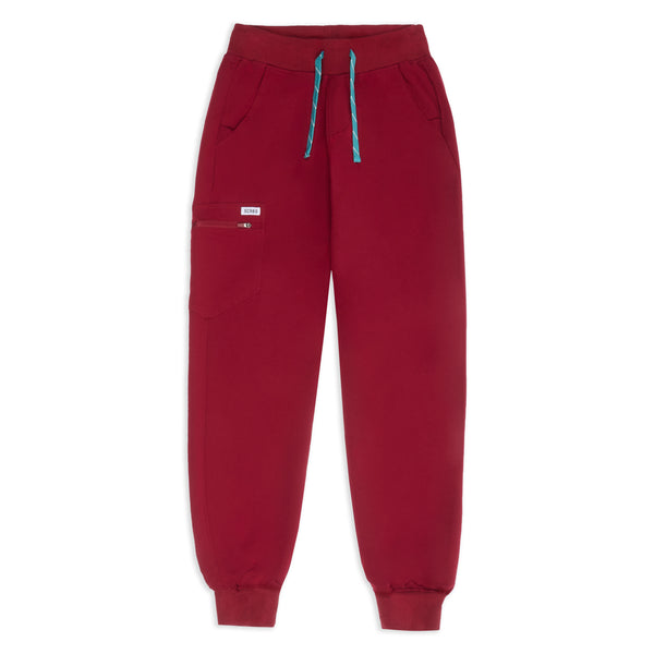 Womens Burgundy Joggers