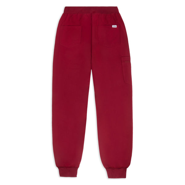 Womens Burgundy Joggers